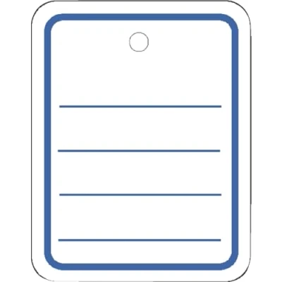 Abbildung von HERMA 6805 Warenanhänger liniert, 1000 Stück, 35 x 45 mm, mini, Anhängeschilder Preisetiketten aus Pappe zum Beschriften für Geschenke, Schmuck, Hang Tags, Flohmarkt, weiß