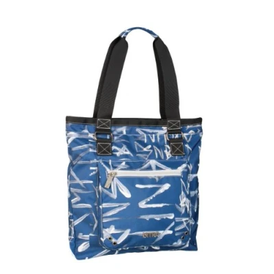 Abbildung von Nitro Snowboards Tote Bag stylischer Shopper mit Reißverschluss, leichte Damen Strandtasche Schultasche Reisetasche Umhängetasche Handtasche, 11 L, 400g, 1131 878005_Smear Midnight