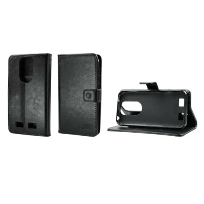 Abbildung von caseroxx Handy Hülle Tasche kompatibel mit Emporia Smart 5 Mini Bookstyle Case Wallet in schwarz