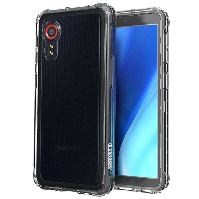Abbildung von Samsung Galaxy Xcover 5 Hülle Kunststoff Accezz Hard Case/Backcover Handyhülle Transparent Shockproof/Stoßfest