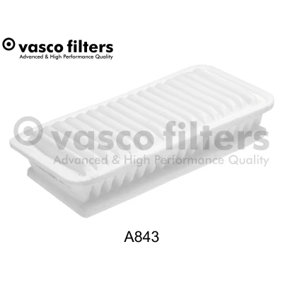 Abbildung von DAVID VASCO A843 Luftfilter 60 150 315 rechteckig Filtereinsatz mit Vorfilter TOYOTA: Yaris II Schrägheck