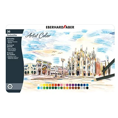 Abbildung von 3 x Eberhard Faber Farbstift Artist Color VE=36 Farben Metalletui