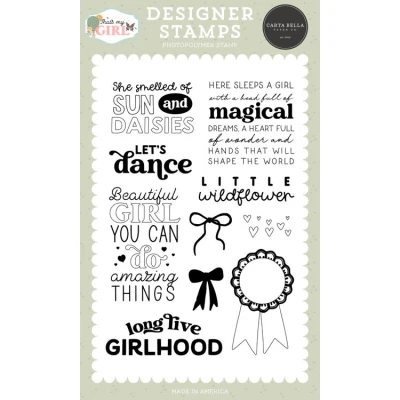 Abbildung von Carta Bella That&#039;s My Girl Designer Stamps Girlhood (CBG418045)