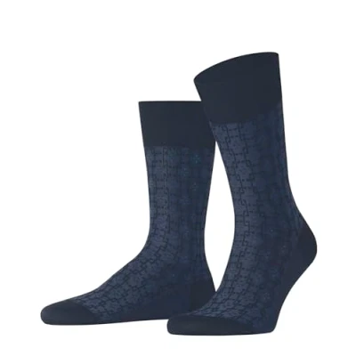 Abbildung von Falke Artwork TIE Socken midnight, Herren, Größe: 43/44, Midnight