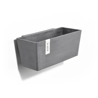 Abbildung von Ecopots Manhattan 35 cm grau Hängender Blumen /Pflanzkasten