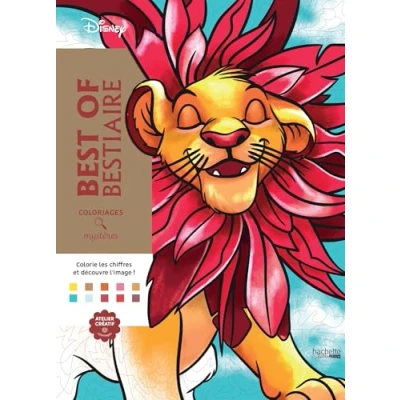 Abbildung von Coloriages mystères Disney Best of Bestiaire
