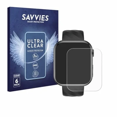 Abbildung von Savvies 6 Stück Schutzfolie für Marsyu MT500 1.97&quot; Displayschutz Folie Ultra Transparent