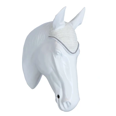 Abbildung von HKM Fliegenhaube Romy Weiß Warmblut