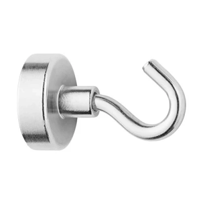 Abbildung von Westcott E 10828 00 Magnethaken Neodym, 25 mm, Haftkraft bis ca. 15 kg, silber
