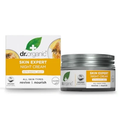 Abbildung von Dr. Organic Nachtcreme Royal Jelly 50 ml, Preis/100 ml: 21.98 EUR