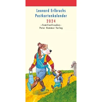 Abbildung von Leonard Erlbruchs Postkartenkalender 2024: Familienfreuden