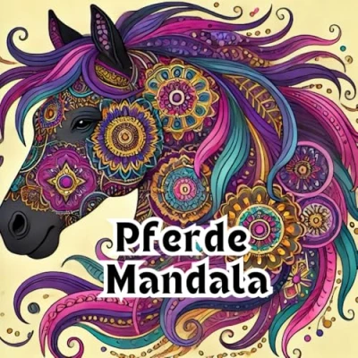 Abbildung von Pferde Mandala: 50 Ausmalbilder für Erwachsene, Motive, Mandalas