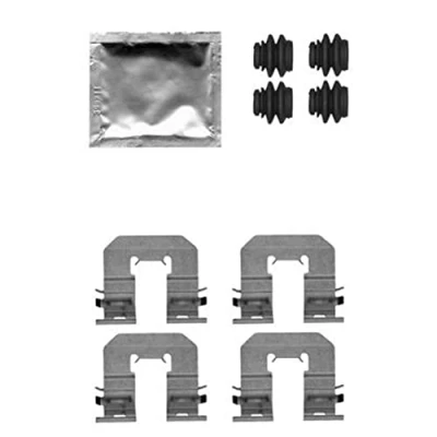 Abbildung von HELLA 8DZ 355 205 241 Zubehörsatz, Scheibenbremsbelag HYUNDAI: Santa Fe 3, 2, I, KIA: SORENTO 1
