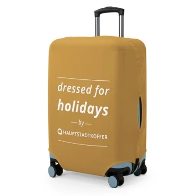 Abbildung von Kofferüberzug Größe L, Kofferhülle für mittelgroße Koffer (66 75 cm), Kofferschutzhülle, Gepäckabdeckung, Luggage Cover