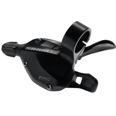 Abbildung von Sram Trigger Schalter vorne X5 2 fach 1:1 00.7015.197.030 schwarz