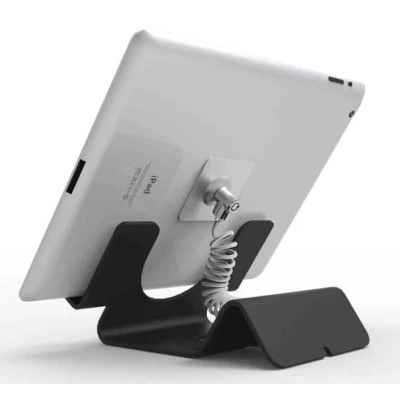 Abbildung von Maclocks Tablet Sicherheitshalterung mit 1,8 Meter Kabel schwarz CL12UTHBB