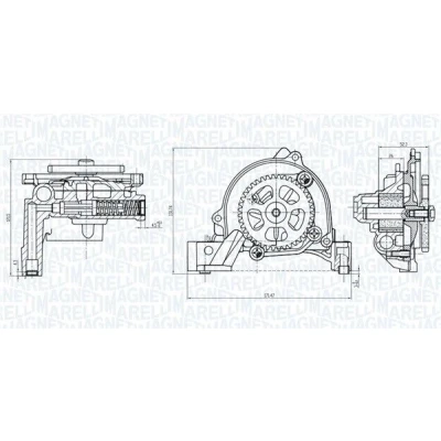 Abbildung von Ölpumpe MAGNETI MARELLI 351516000026