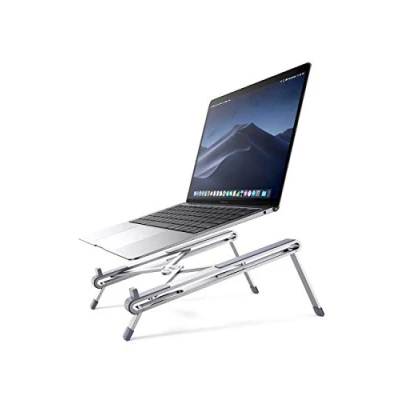 Abbildung von UGREEN Laptop Ständer Tragbar Höhenverstellbar Notebook Aluminium Stand Tisch Tablet Halterung kompatibel mit iPad, Macbook, Asus, HP, Acer, Surface, Lenovo, Dell 8 bis 15,6 Zoll
