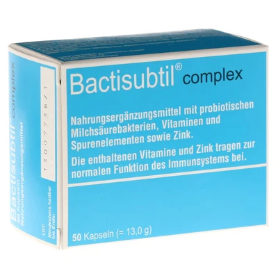 Abbildung von Bactisubtil Complex Kapseln 50 St