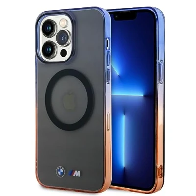 Abbildung von BMW BMHMP14XHTGE hülle für iPhone 14 Pro Max 6.7&quot; grau hardcase Gradient Bumper