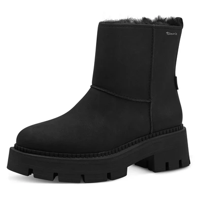 Abbildung von Tamaris Plateaustiefelette, Damen, Größe: 42, Black Schuhe