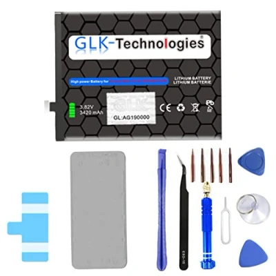Abbildung von High Power Ersatzakku kompatibel mit Huawei Mate 10 Lite Honor 7X Nova 2 Plus P Smart 3i GLK Technologies Battery accu 3420mAh Akku inkl. Profi Werkzeug Set Kit NUE
