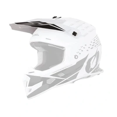 Abbildung von O&#039;NEAL Motocross Helm Ersatzteile Enduro Motorrad Ersatzschirm 5SRS TRACE Spare Visor Helmet Schwarz Weiß One Size