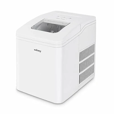 Abbildung von Weasy IGLOO8 Eiswürfelmaschine, 12kg/24h, kompakt, tragbar, ohne Installation, leise, 1,5L, Eiswürfelbereit in 6 9min, automatische Reinigung