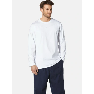 Abbildung von Babista Langarm Gullitossi Nachtwäsche Shirt, Herren, Größe: Medium, Weiß