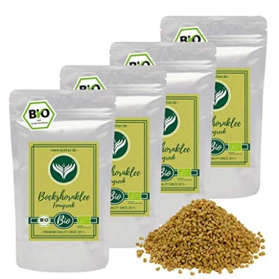 Abbildung von Azafran BIO Bockshornklee Saat ganz Bockshornkleesamen 1kg