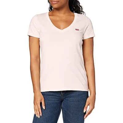 Abbildung von Levi&#039;s Damen Perfect V Neck T Shirt,Almost Mauve,XXS