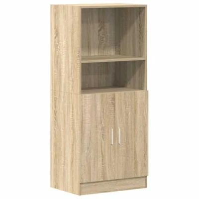 Abbildung von vidaXL Küchenschrank Sonoma Eiche 57x41,5x131,5 cm Holzwerkstoff