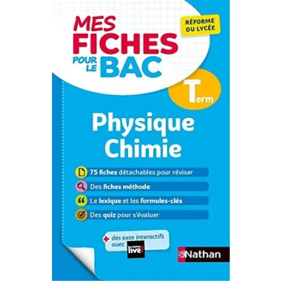 Abbildung von Mes Fiches pour le BAC Physique Chimie Terminale