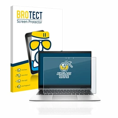 Abbildung von BROTECT Entspiegelungs Schutzglas für HP EliteBook x360 830 G9 Schutz Folie Panzerfolie Glas Matt [Extrem Kratzfest 9H, Anti Reflex]