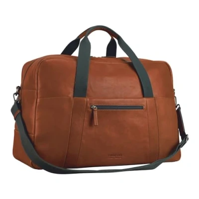 Abbildung von Leonhard Heyden Hamburg Reisetasche Cognac Weichgepäck