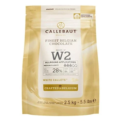 Abbildung von Weiße Kuvertüre, Callebaut W2, 2,5 kg