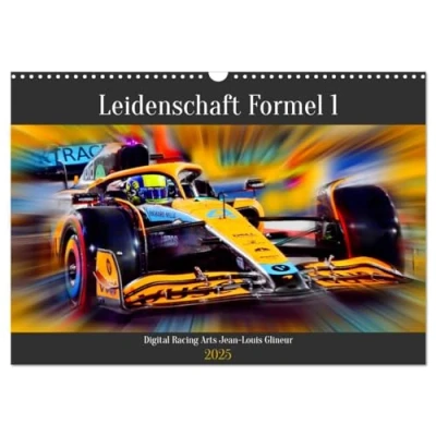 Abbildung von Leidenschaft Formel 1 (Wandkalender 2025 DIN A3 quer), CALVENDO Monatskalender