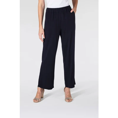 Abbildung von MAC 3/4 Hose &quot;CHIARA CROPPED&quot;, mit weitem, geradem Bein