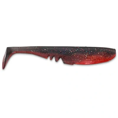 Abbildung von Iron Claw Moby Softbaits Racker Shad 17 cm 22 14 Farben mit Hakenkanal UV beständiges Material 100% ungiftig Made in Germany