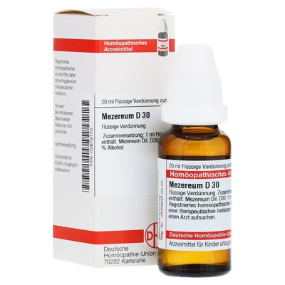 Abbildung von Mezereum D 30 Dilution 20 ml