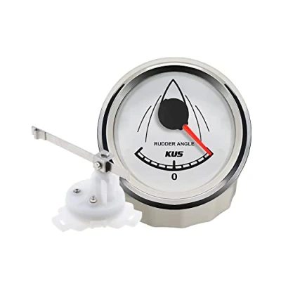 Abbildung von KUS Seitenruder Winkel Anzeige Gauge 0 190ohm Signal mit Ruder Sensor 52mm 12V/24V