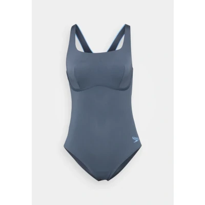 Abbildung von Speedo Support Banded Badeanzug, Damen, Größe: 34, Grey lead