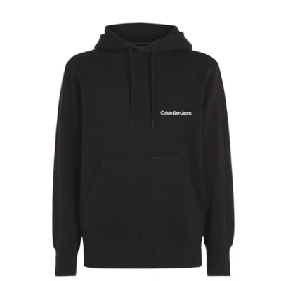 Abbildung von Calvin Klein Jeans Institutional Hoodie Sweatshirt, Herren, Größe: Small, Black