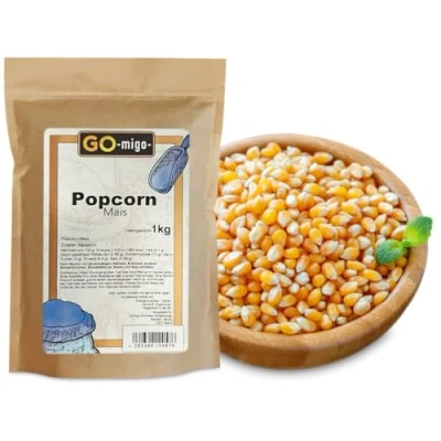 Abbildung von 1kg Popcorn Mais Kinopopcorn 1000g Beutel Maiskorn