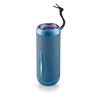 Abbildung von NGS Roller Furia 3 Blue Kabelloser Lautsprecher mit Bluetooth Kompatibilität, IPX7 Wasserdichtigkeit, 60 W, True Wireless, USB, Batterielaufzeit 9 Stunden, Blau