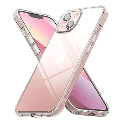 Abbildung von Wisam Schutzhülle geeignet für iPhone 13 Mini (5.4) Smartphone Zubehör, Silikonhülle Silikon Case Hülle Handyhülle transparent durchsichtig