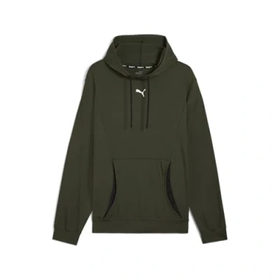 Abbildung von Puma MOVE Cloudspun Kapuzenpullover, Herren, Größe: Large, Dark olive