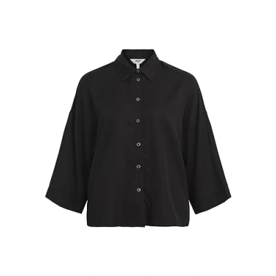 Abbildung von Object Objtilda BOXY NOOS Hemdbluse, Damen, Größe: 36, Black