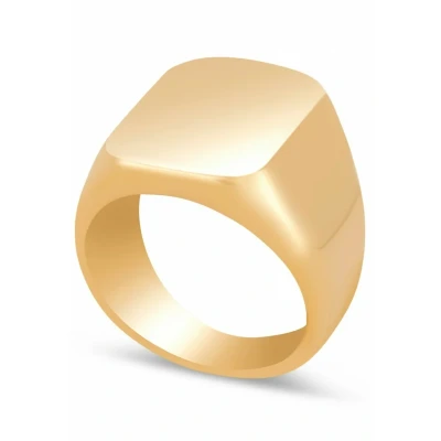 Abbildung von Akitsune Iustitia Ring goldcoloured, Herren, Größe: 52, Gold coloured
