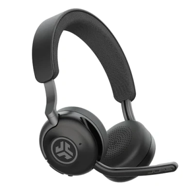Abbildung von JLab Epic Work ANC Headset mit Mikrofon Bluetooth, Smart Active Noise Cancellation, 90+ Std. Akku, Wireless Headset, On Ear PC Kopfhörer und Multipoint, Kabellos Bluetooth Headsets